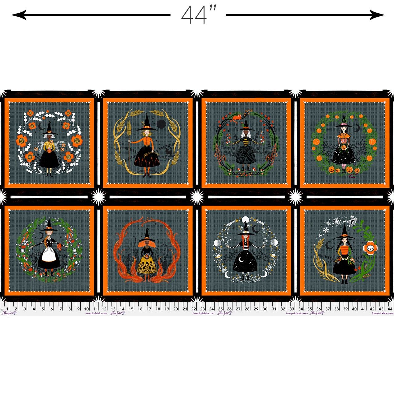 Witchy Ways Panel in Multi (pwcd140.xpanel) | Witchy Ways | Cori Dantini | Free Spirit